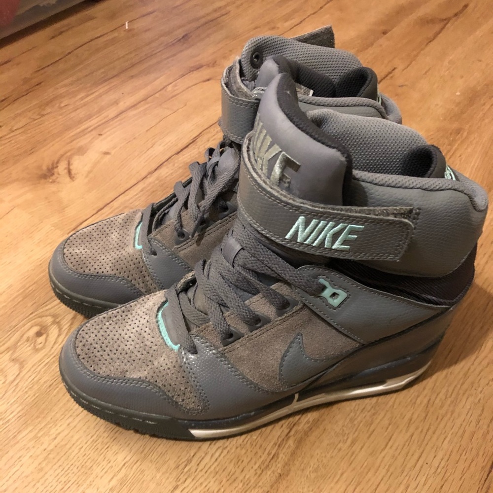 Air Nike sky hi hi top wedge sneakers